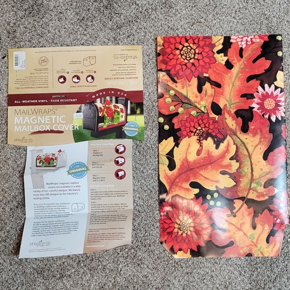 Other - ~AVAILABLE: New! Autumn Leaves Mailbox Wrap